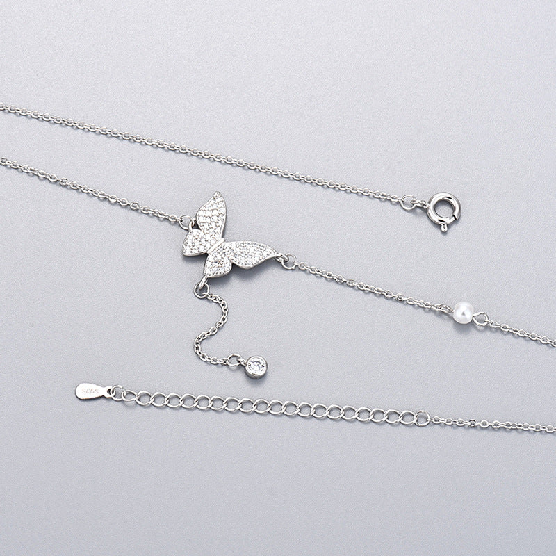 Wholesale Butterfly Tassel Necklace